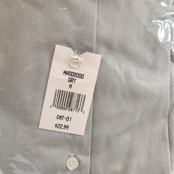 Vintage Marks Work Wearhouse Mens Medium Short Sleeve Gray Shirt New Old Stock - Picture 6 of 8